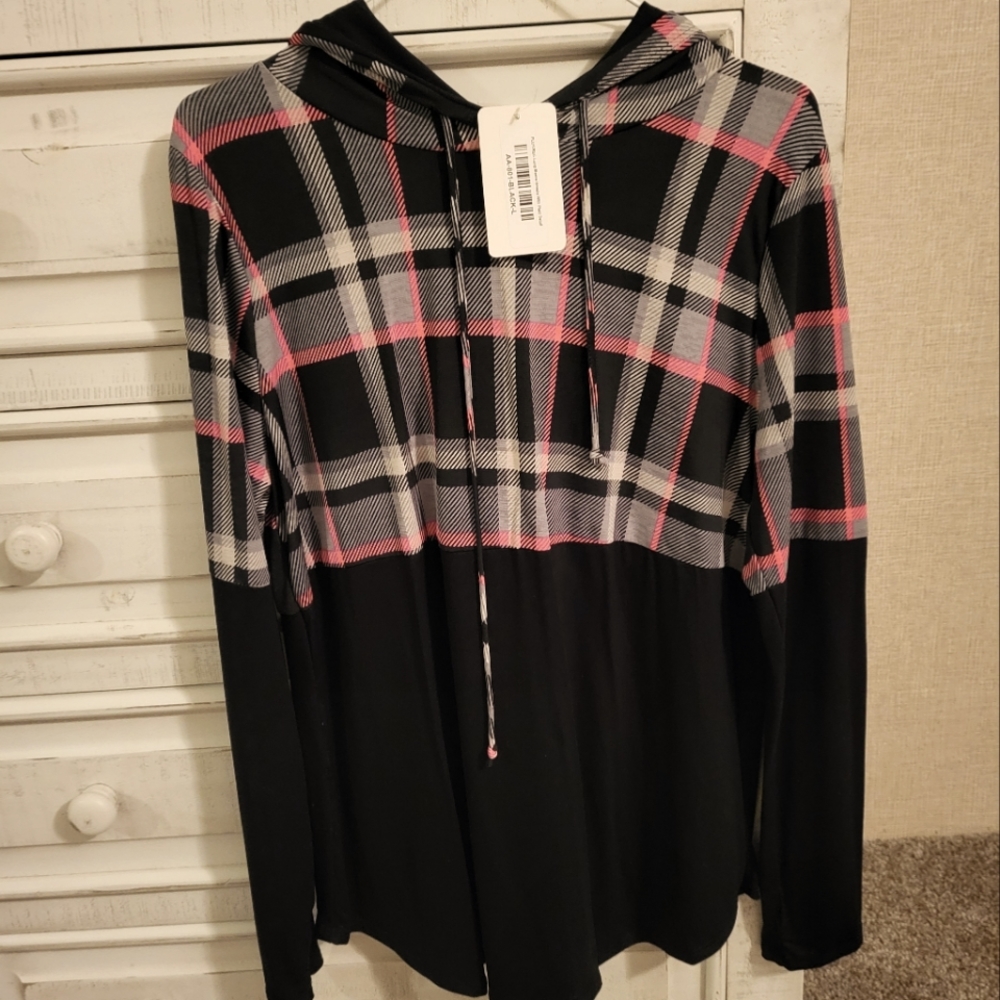 Sew In Love Large pink white black